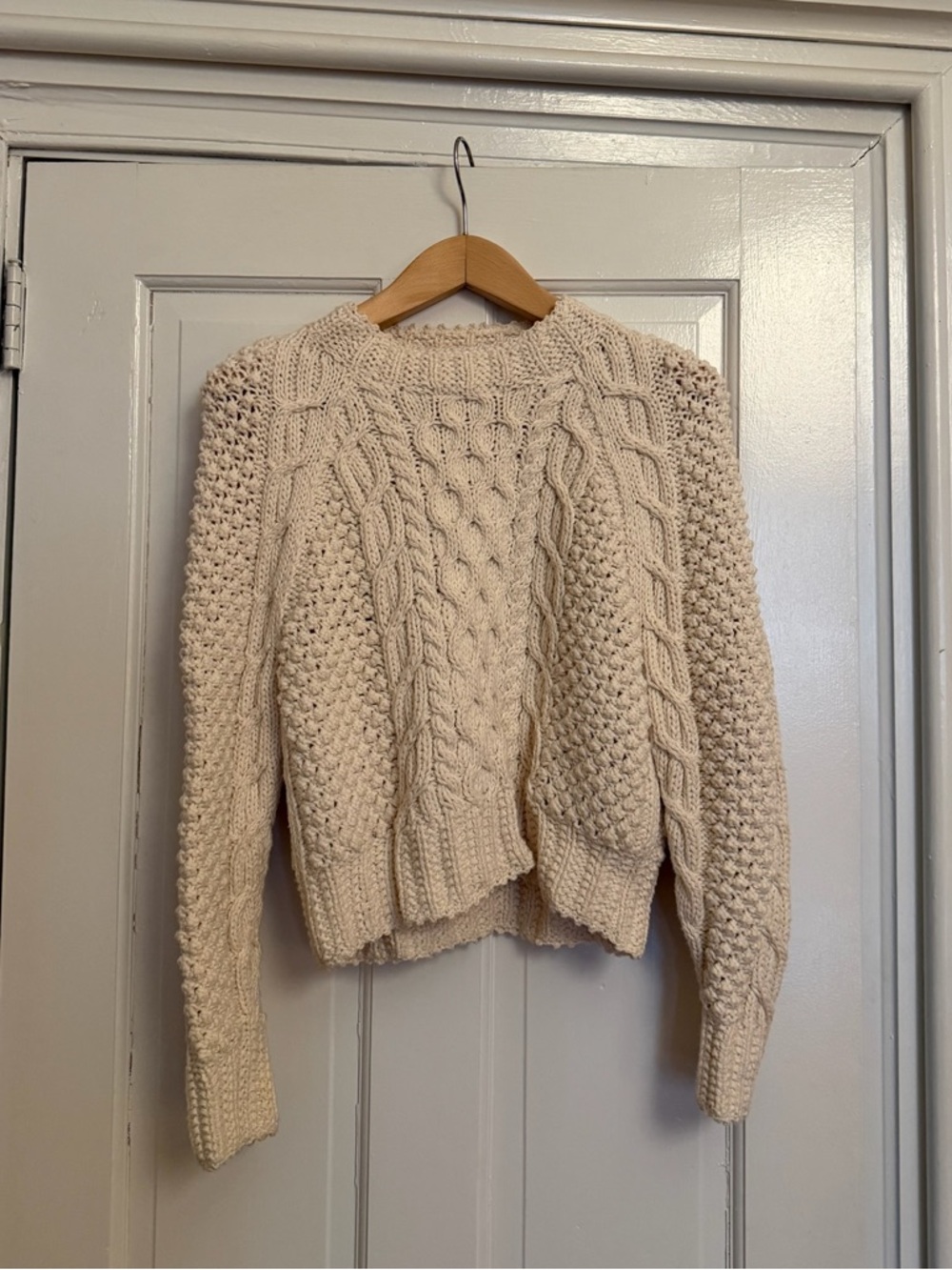 Doen Hand-knit Fisherman sweater